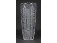 Nagyméretű kristály váza virágváza 25.5 cm