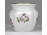 Kisméretű virágos Zsolnay porcelán ibolyaváza 5.7 cm