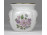 Kisméretű virágos Zsolnay porcelán ibolyaváza 5.7 cm