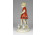Régi galambokat etető Fasold & Stauch porcelán figura 17 cm
