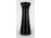 Nagyméretű fekete fújt üveg váza 26 cm