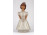 Fábián Zója kontyos kislány kerámia szobor 21 cm