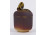 Régi jelzett barna kerámia fedeles bonbonier