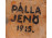 Pálla Jenő (1883-1958) népi szecessziós kerámia váza 1915