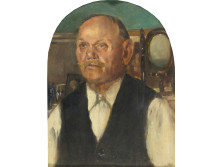 Bajuszos férfi portréja