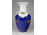 Régi aranyozott kék Reichenbach porcelán váza 23 cm