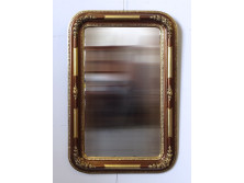 Antik aranyozott Biedermeier tükör 97 x 65 cm