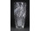 Régi csiszolt ólomkristály váza 15 cm