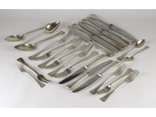 Angol jelzett ezüst evőeszköz készlet Solingen késekkel 25 darab