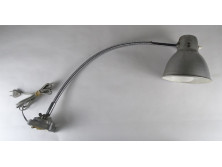 Bauhaus industrial ezüst színű íróasztali lámpa műhelylámpa