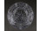 Régi nagyméretű kristály váza gömbváza 15.5 cm