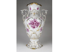Nagyméretű Hollóházi porcelán váza 35 cm