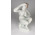 Régi Aquincum porcelán női akt szobor 20 cm