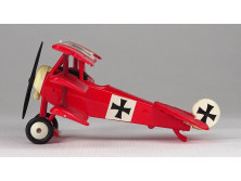 Vörös báró - Richthofen - Fokker repülőgép 4 x 10 x 8 cm