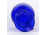 Gyönyörű művészi fújt kék üveg kiöntő váza 15.5 cm
