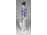 Esernyős nő nagyméretű Hollóházi porcelán szobor 41 cm