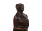 Antik hatalmas faragott nő szobor ágyúval 98.5 cm