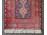 Antik art deco keleti mintázatú madaras kézi csomózású piros perzsaszőnyeg 115 x 202 cm