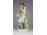 Régi nagyméretű Zsolnay furulyázó legény porcelán figura 26 cm