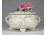 Régi rózsás barokk ENS porcelán bonbonier