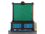 Nagyméretű antik nemesi címeres faragott vadász mintás fegyverállvány 198 x 161 cm