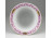 Lila indiai kosár mintás oroszlánlábas Herendi porcelán kaspó