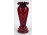 Nagyméretű színezett fújt muránói üveg váza 29 cm
