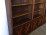 Nagyméretű koloniál polcos szekrény könyvszekrény 260 x 273 cm cca 1500 darab könyvnek!