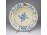 Régi kézifestett cserép tányér falitányér ~1900