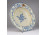 Régi kézifestett cserép tányér falitányér ~1900