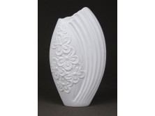 Biszkvit M. Frey Kaiser hófehér porcelán design váza 14 cm