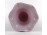 Régi gyönyörű lila fújt üveg művészi üveg váza 25 cm