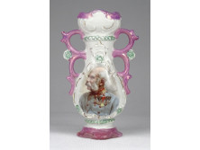 Antik Ferenc József porcelán váza emlékváza 12.7 cm