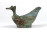 Patinás bronzkori (?) madár alakú csésze