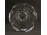 Régi gyönyörű art deco préselt pikkelyes üveg váza 25 cm