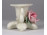 Régi kisméretű ENS porcelán gyertyatartó rózsa díszítéssel