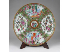 Gyönyörű kézzel festett japán porcelán tányér dísztányér 20 cm