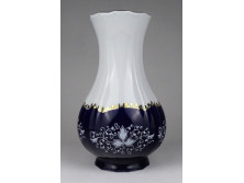 Aranyozott Zsolnay Pompadour porcelán váza 17.7 cm