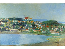 Göcsey József : "Tihany Belső-tó" 1988