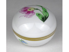 Régi tulipános Herendi porcelán bonbonier
