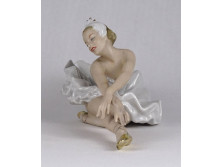 Hibátlan Schaubach Kunst porcelán balerina táncosnő 24 cm
