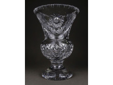 Nagyméretű gyönyörű kristály váza 23.5 cm