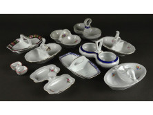 Régi asztali porcelán sótartó gyűjtemény 10 darab