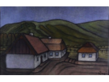 Bagi Béla (1920-2007) : "Hollókő"