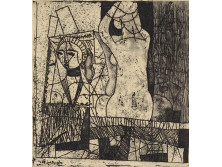 Lenkey Zoltán : "Fésülködő" 1965