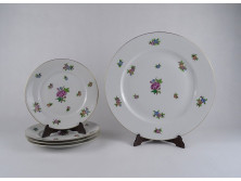 Eton mintás Herendi porcelán 4 személyes süteményes készlet