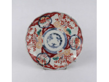 Antik Japán IMARI kézzel festett porcelán tányér 21.2 cm