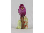 Régi Herendi mini porcelán kardinál madár figura 5.3 cm