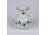 Petrezselyem mintás kisméretű Herendi porcelán ibolyaváza 6.8 cm