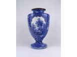 Antik Villeroy & Boch kék fehér porcelán váza 22.1 cm